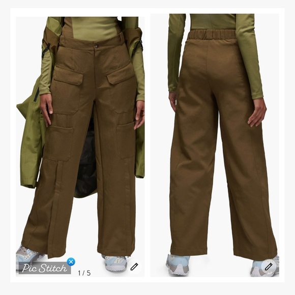 Jordan Zip Front High Waist Utility Pants - Picture 1 of 13